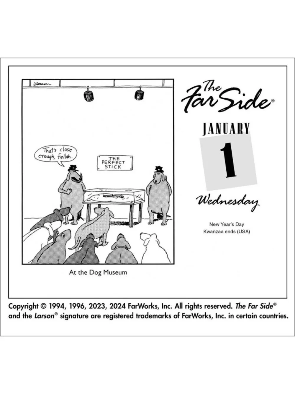 The Far Side 2025 Off-the-Wall Calendar Gary Larson NEW Unused